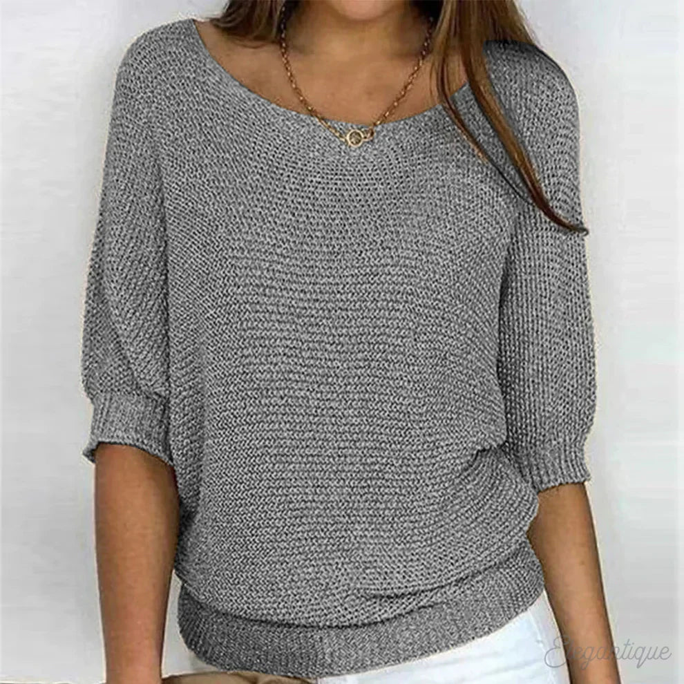 Women's knit sweater featuring a unique pattern, crafted from soft fabric for ultimate comfort and versatility, perfect for all seasons. 6