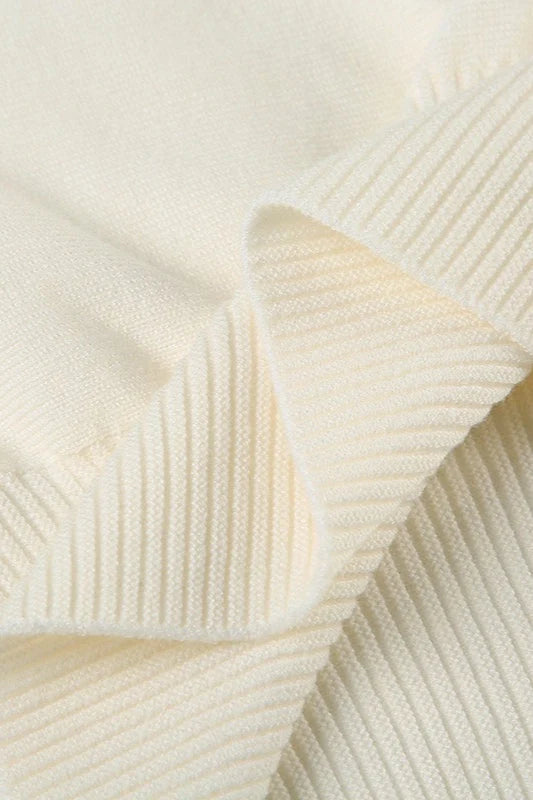 Women's oversized sweater featuring a lightweight knit fabric, off-shoulder design, and stylish ribbed hem for a comfortable and chic look. 5