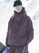 Women's ski jacket featuring a waterproof and windproof design, ideal for winter adventures, crafted from lightweight materials for comfort and mobility in snowy conditions. 1