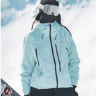 Women's ski jacket featuring a waterproof and windproof design, ideal for winter adventures, crafted from lightweight materials for comfort and mobility in snowy conditions. 6