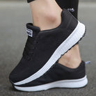 Women's sneakers featuring arch support and breathable mesh, designed for comfort and optimal airflow, ideal walking shoes for women with a wide toe box. 5