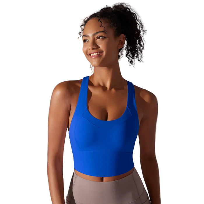 Women’s Sports Bra with Cross-Back Straps